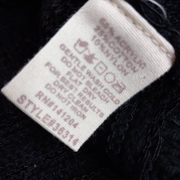 NWT Hem & Thread black knit vest size M - Picture 6 of 10